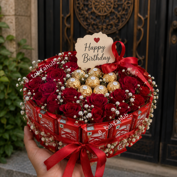 Premium Rose & Chocolate Bouquet