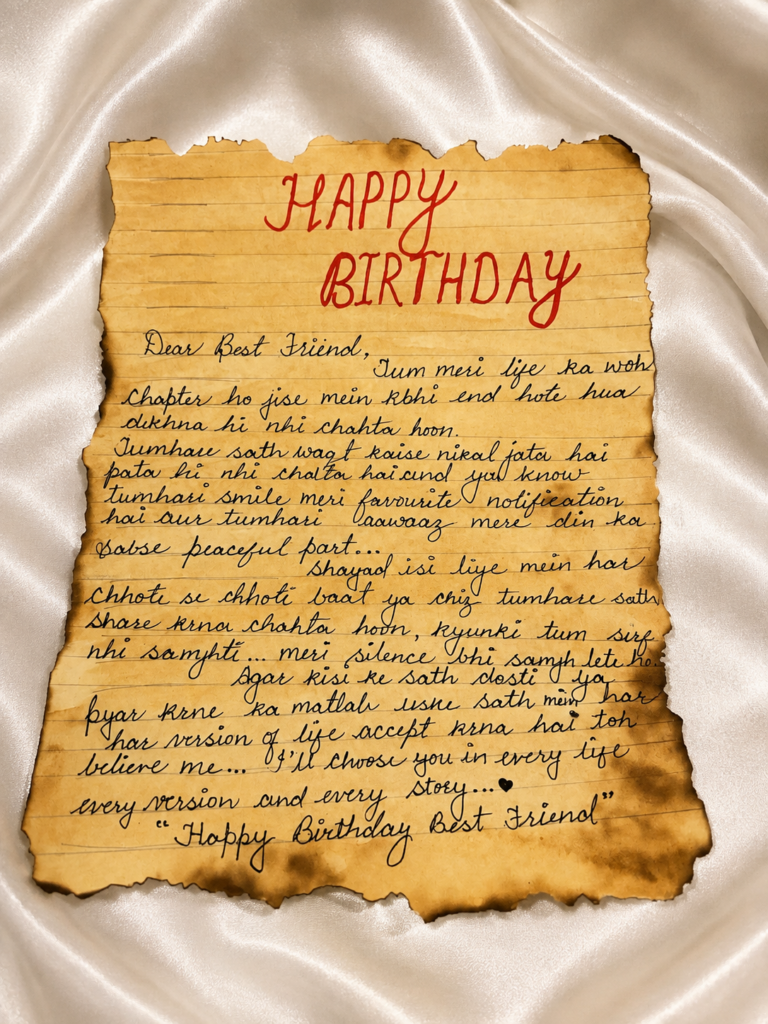 Personalized Vintage Letter