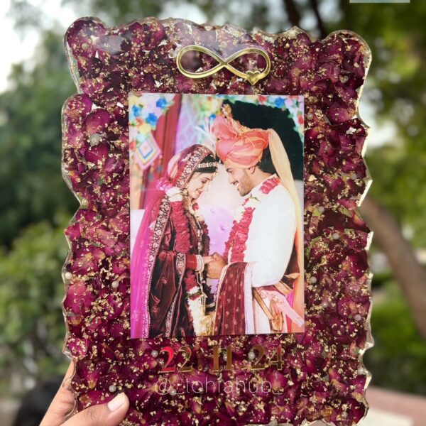 Resin Varmala Preservation Frame 9*12