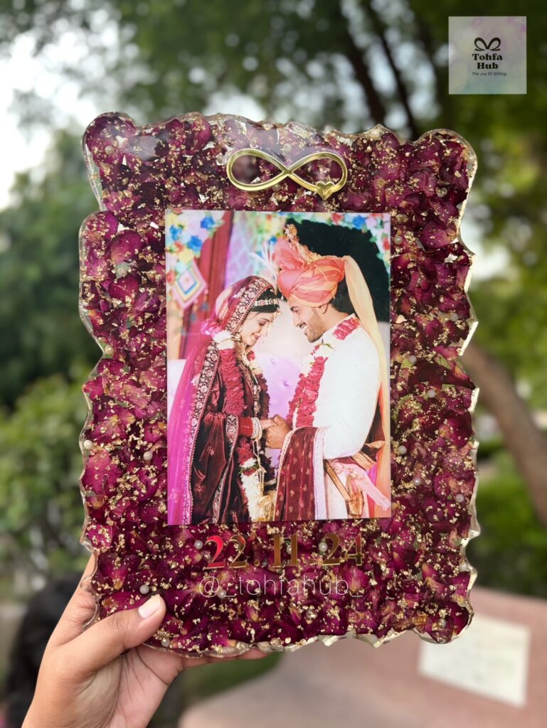 Resin Varmala Preservation Frame 9*12