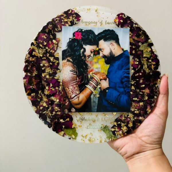 Personalized Resin Varmala Preservation Frame