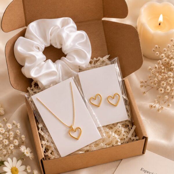 Heart-Shaped Jewellery Gift Set –  10 Pcs