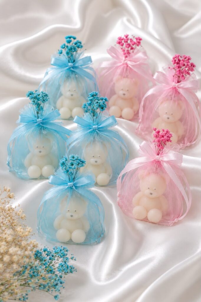 Teddy Bear Candle - 25 Pcs
