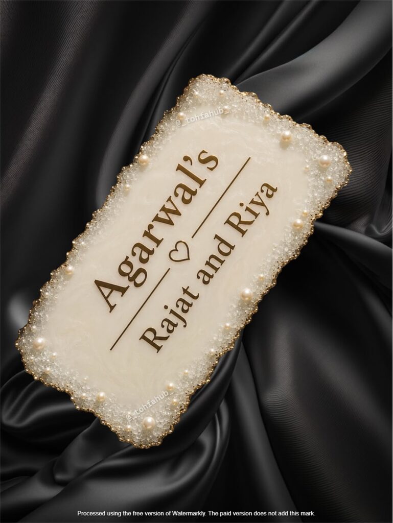 Resin Name Plate